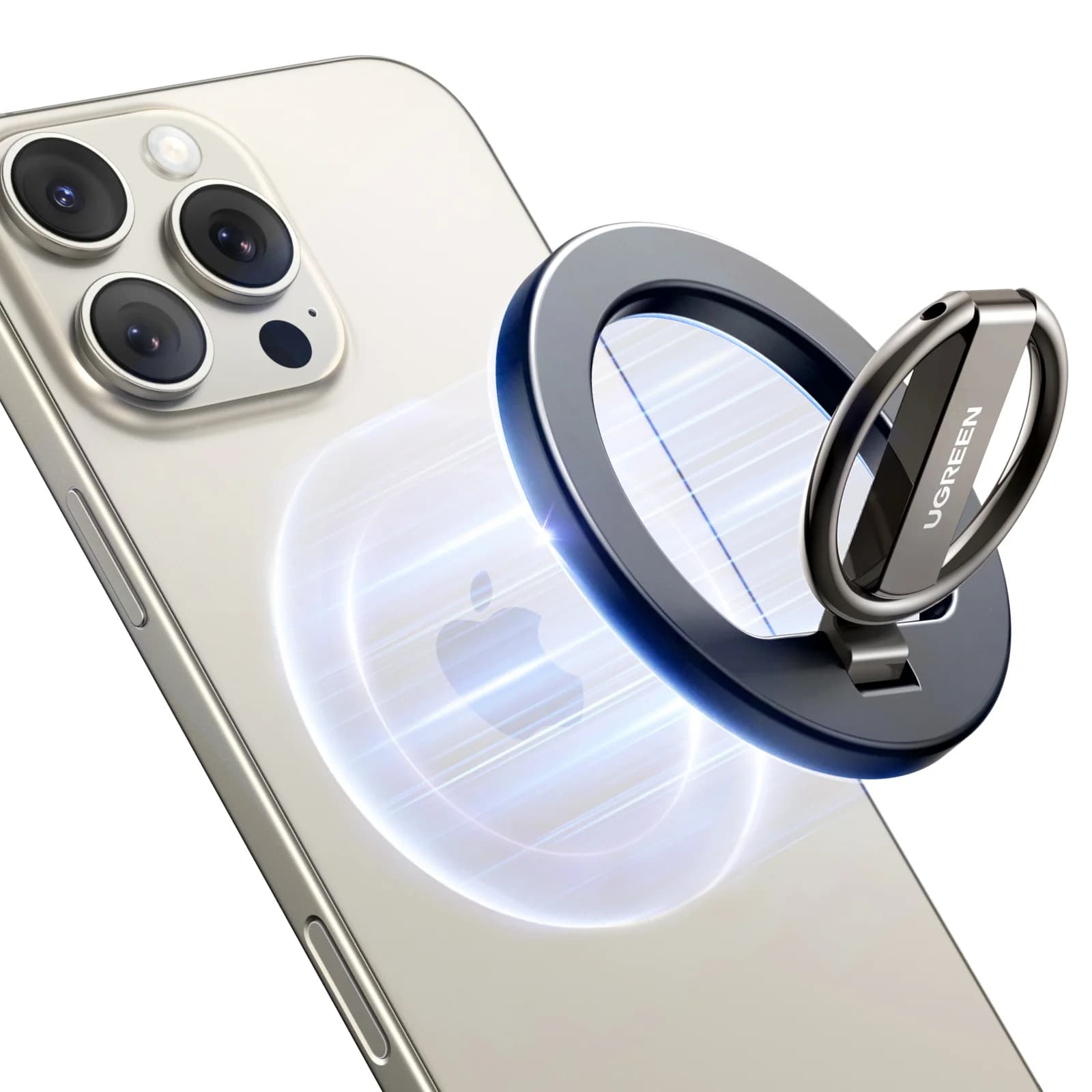 Mıknatıslı Telefon Ring Tutucu, 360° Döner Stand
