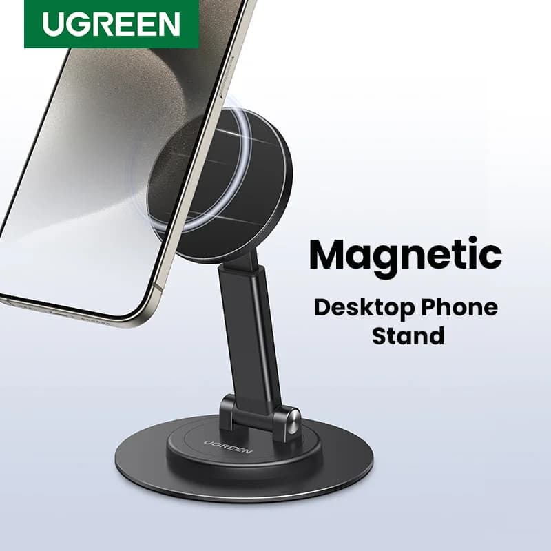 Manyetik Alüminyum Telefon Standı, 360° Dönüş