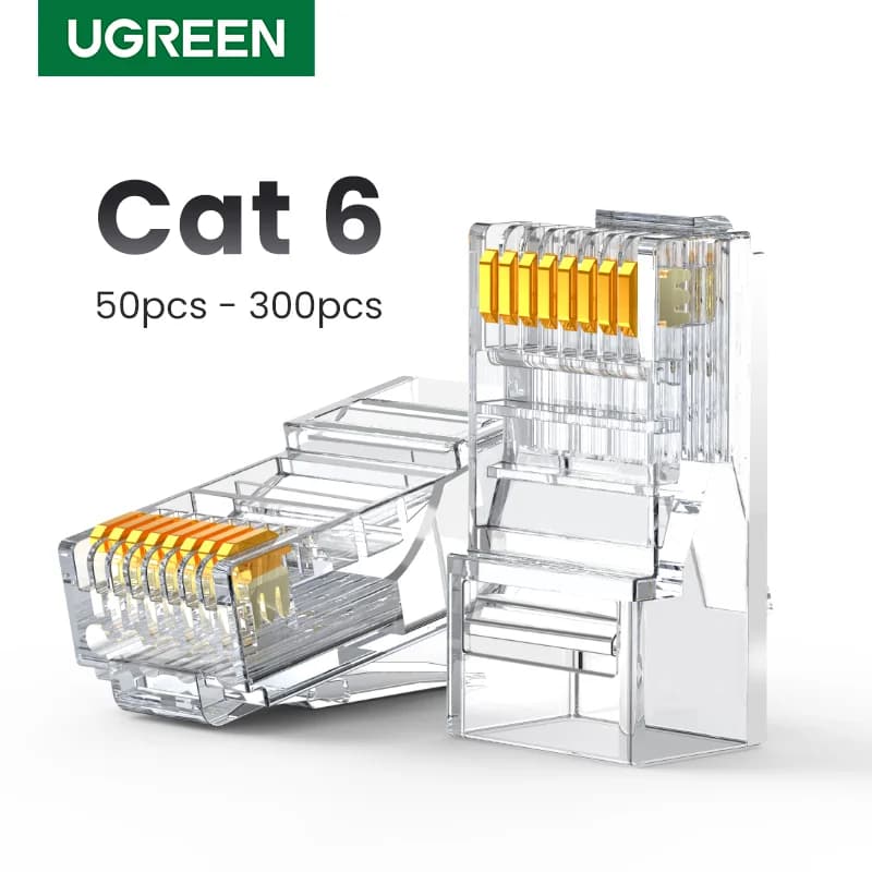 Cat6 RJ45 Ethernet Ağ Kablosu Konnektörleri