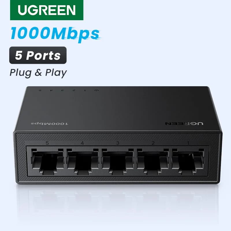 5 Portlu Gigabit Ethernet Ağ Anahtarı