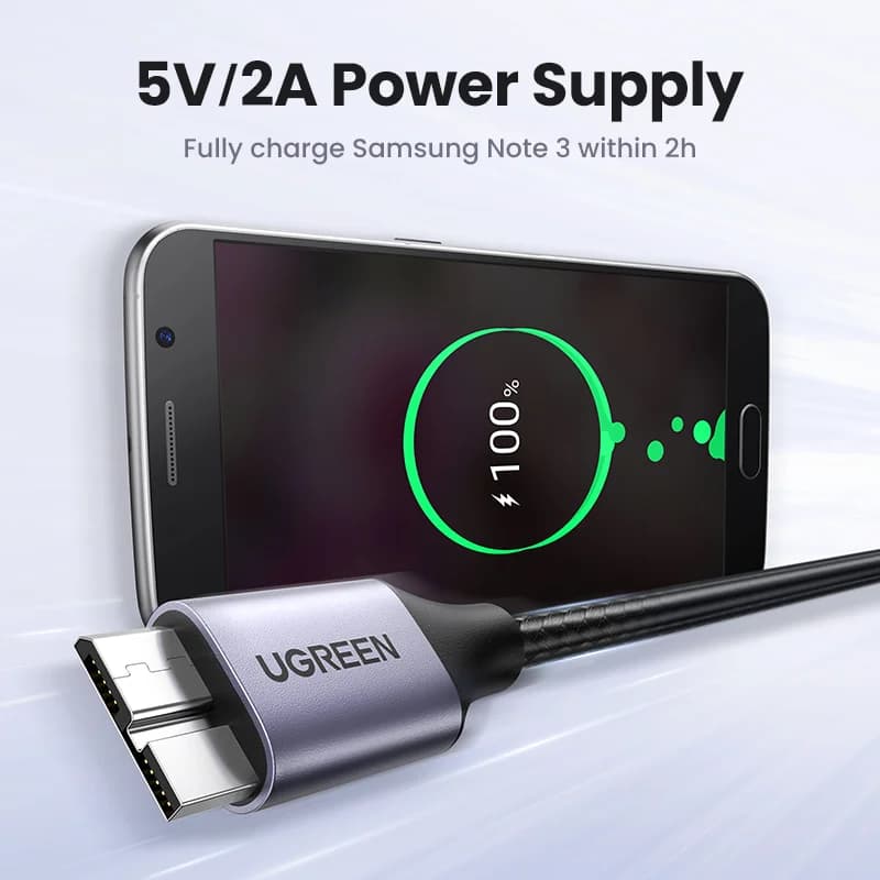 USB 3.0 Micro-B Hızlı Şarj ve Veri Kablosu