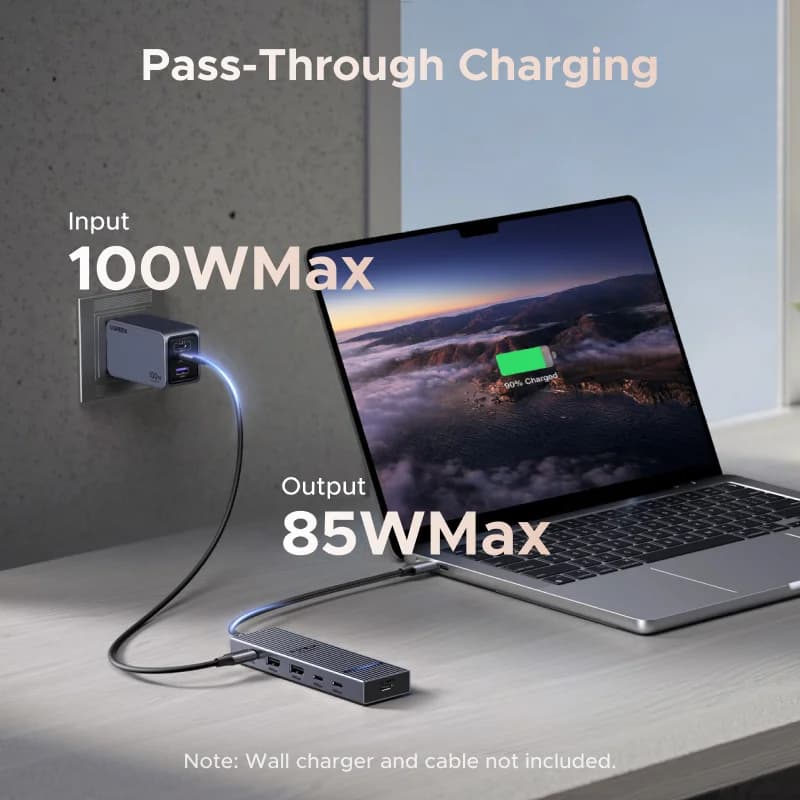4K HDMI, 10Gbps Veri ve 100W PD Destekli USB-C Hub