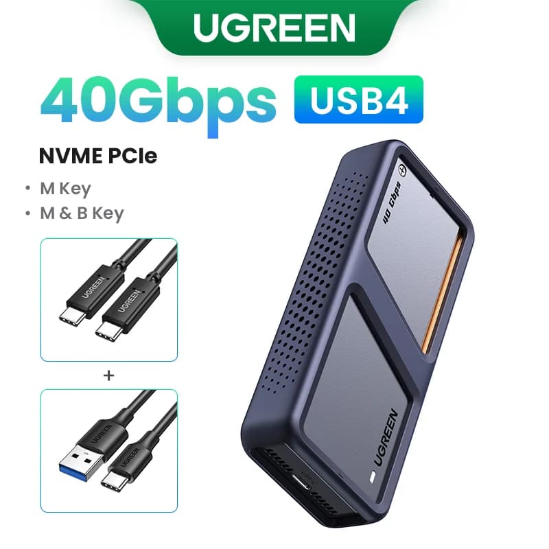 M.2 NVMe SSD Kasa, 20Gbps, Alüminyum