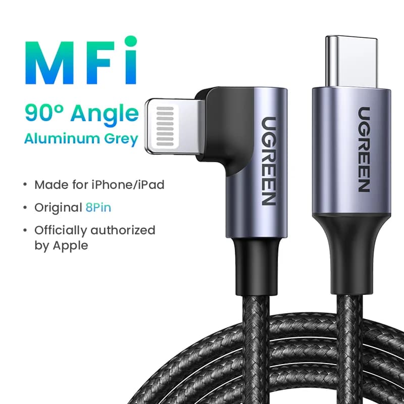 MFi USB-C to Lightning Kablo, 30W PD Hızlı Şarj