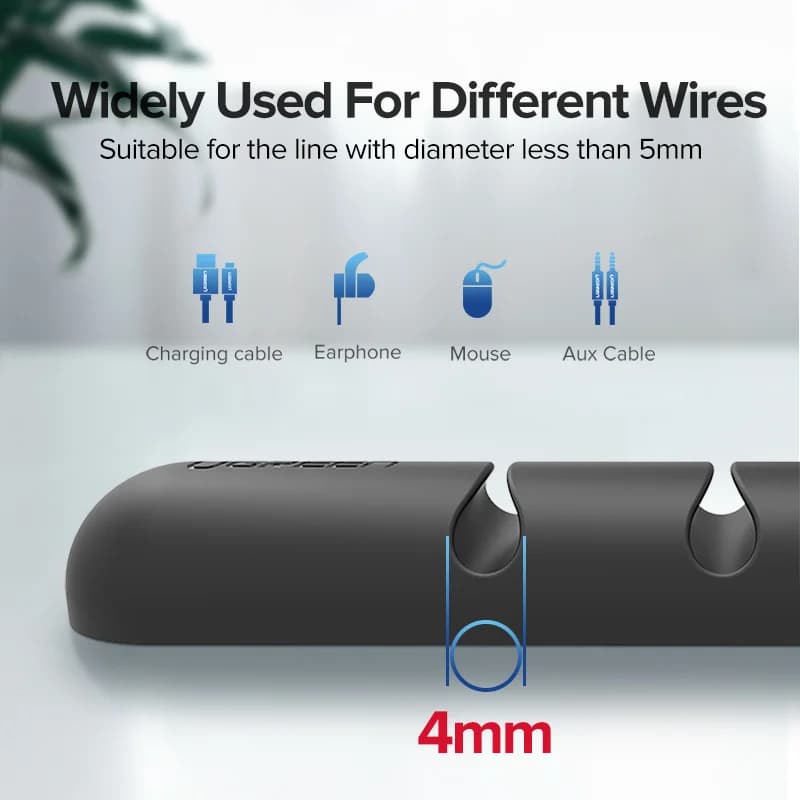 Silikon USB Kablo Düzenleyici Klipsler