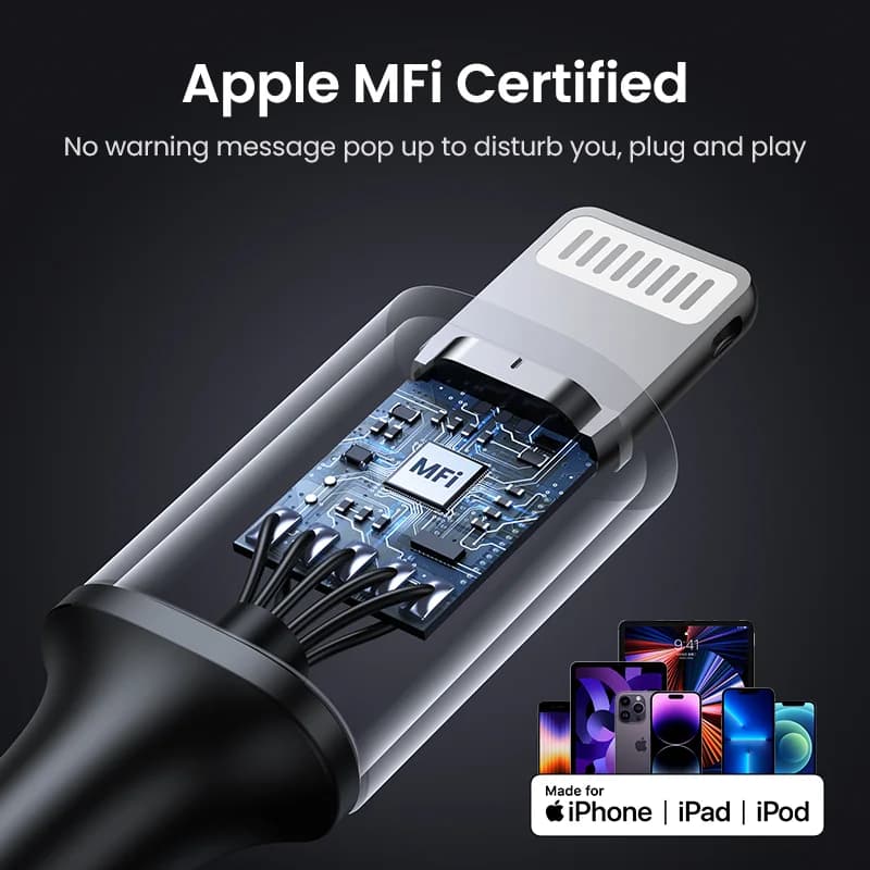 USB-C to Lightning Kablo, 20W PD, MFi