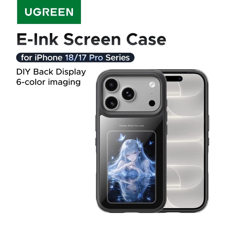 iPhone Pro Max İçin E-Ink Ekranlı Manyetik Kılıf