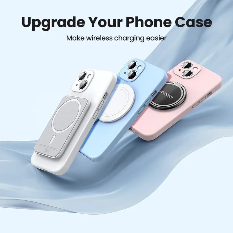 MagSafe Kablosuz Şarj İçin Manyetik Metal Halka Adaptörü