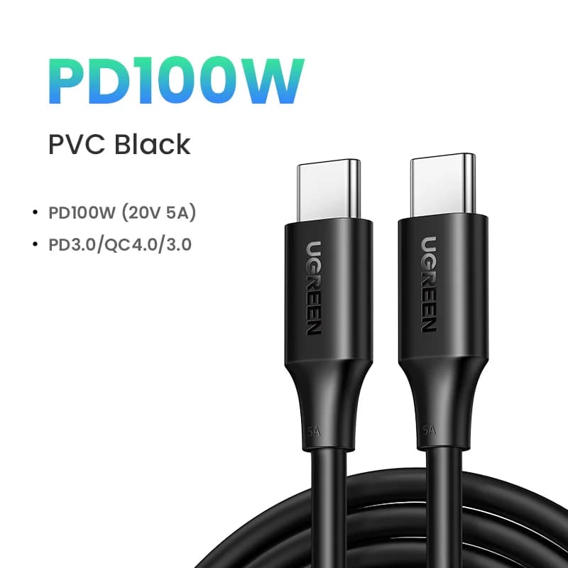 90 Derece USB-C Kablo, 100W PD, Oyun