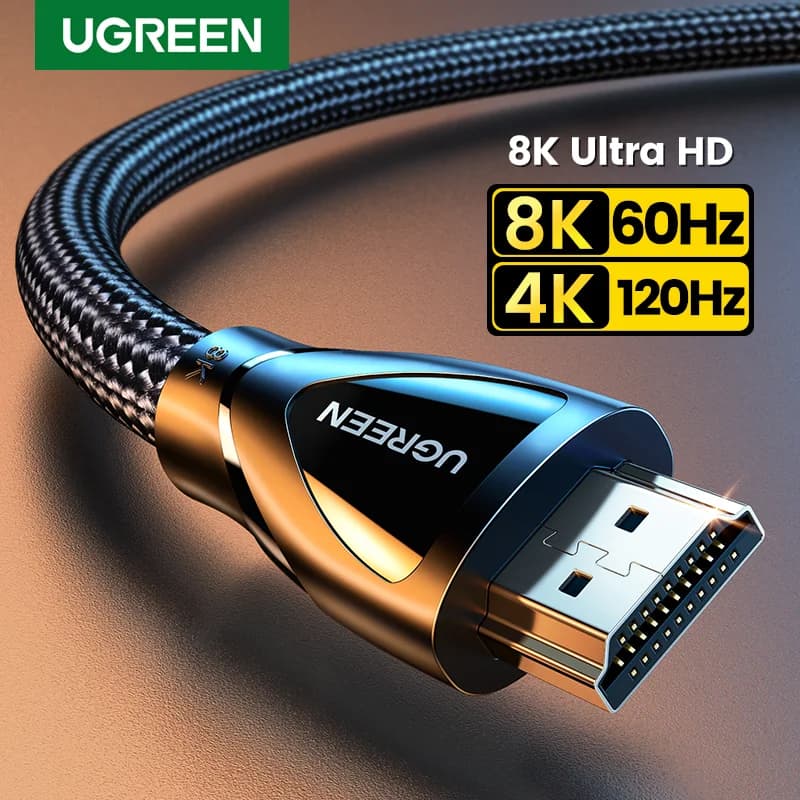 HDMI 2.1 Kablosu, 8K 60Hz ve 4K 120Hz Desteği