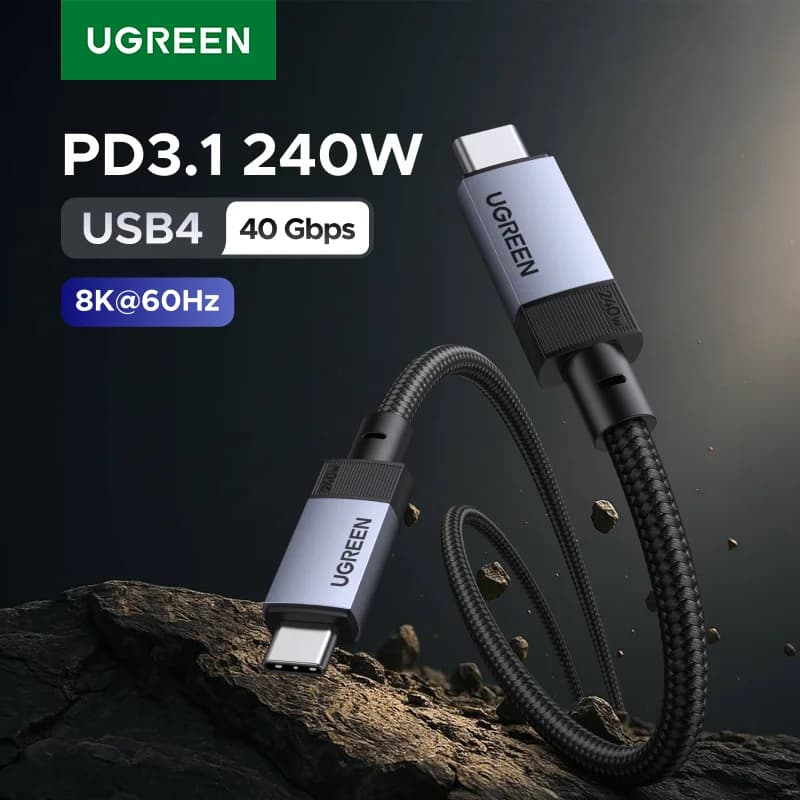 USB4 Kablo, 240W PD ve 40Gbps Veri Aktarımı