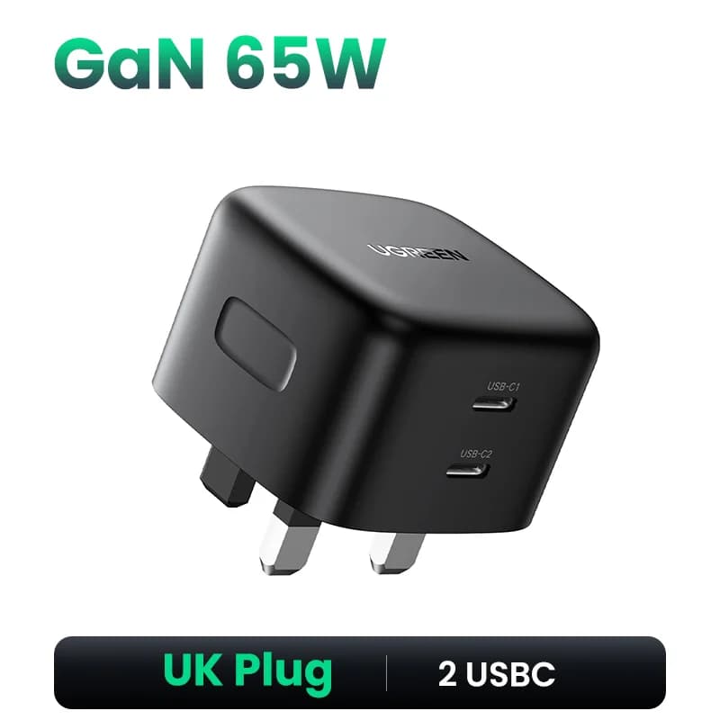 100W GaN USB-C Hızlı Şarj Aleti, UK Priz