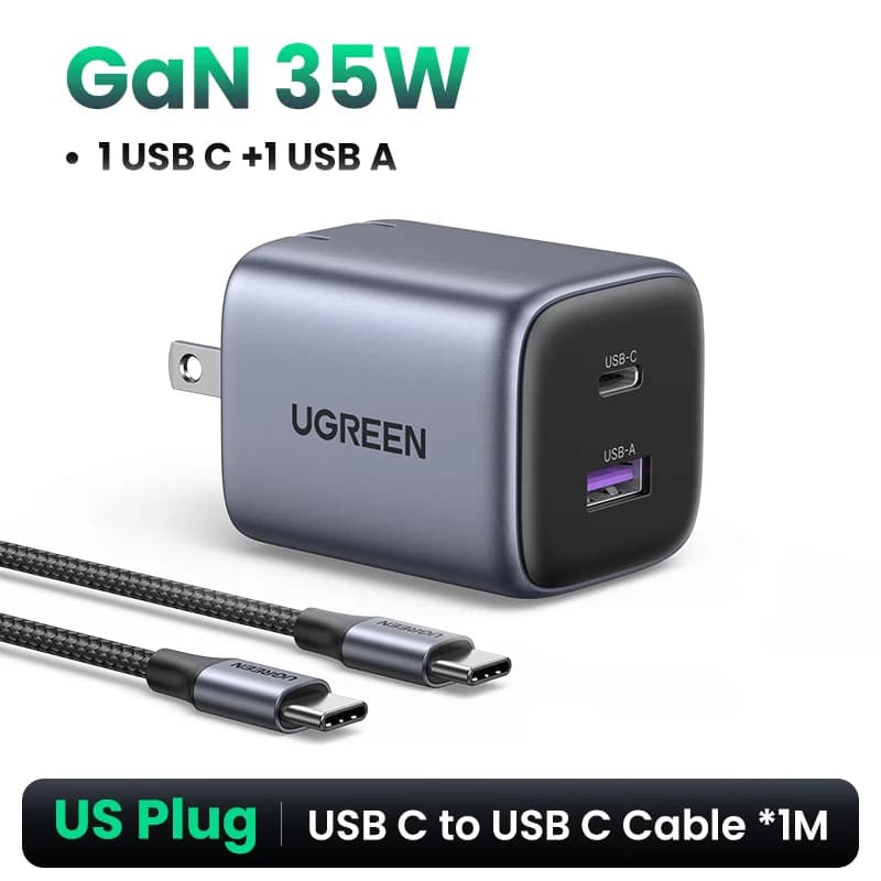 35W GaN USB-C PD Hızlı Şarj Cihazı