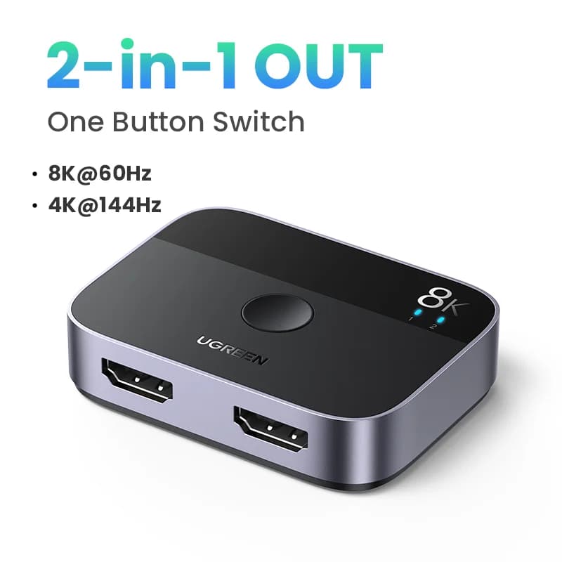 8K 60Hz HDMI 2.1 Splitter ve Switcher