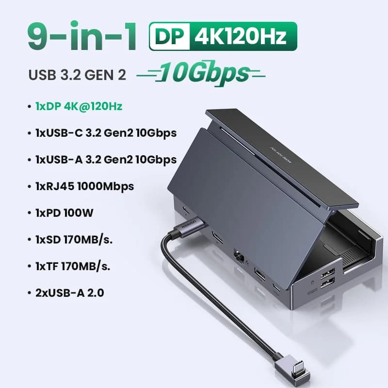 6'sı 1 Arada USB-C Docking İstasyonu, 4K HDMI, Ethernet