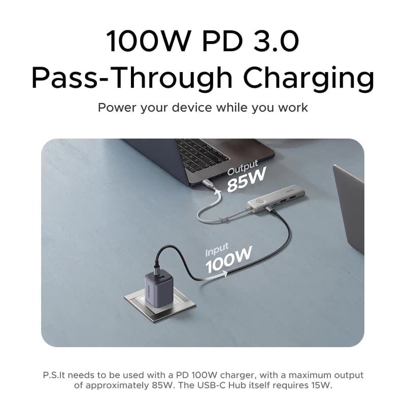 4K HDMI, 10Gbps Veri ve Ekran Kilidi Özellikli USB-C Hub