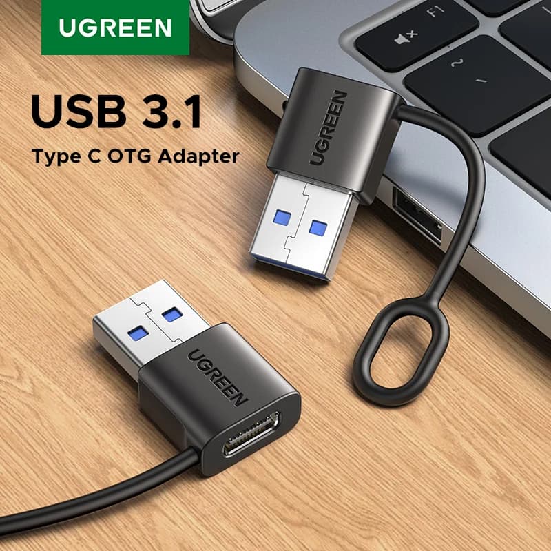 USB-A to USB-C OTG Adaptör, USB 3.1, 18W
