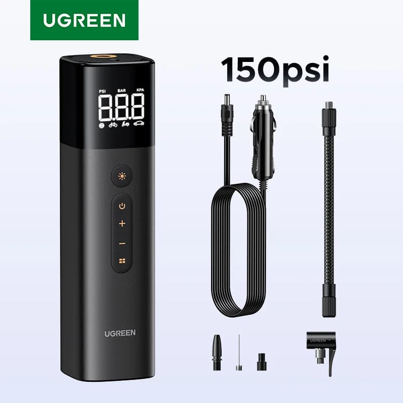 LCD Ekranlı Taşınabilir Dijital Lastik Şişirme Cihazı