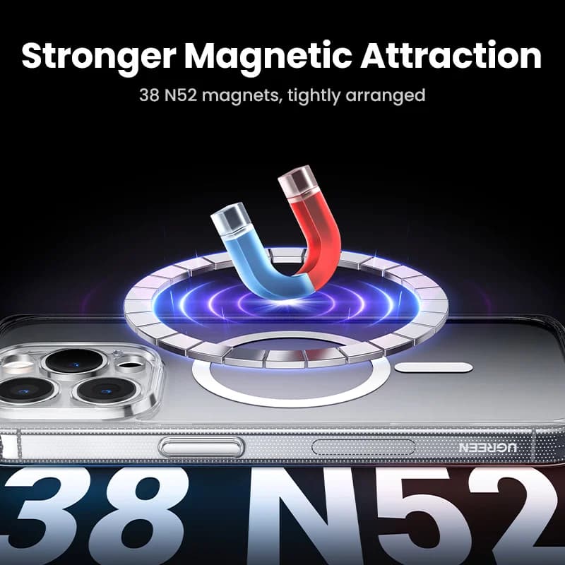 iPhone İçin Manyetik Darbe Emici TPU Kılıf