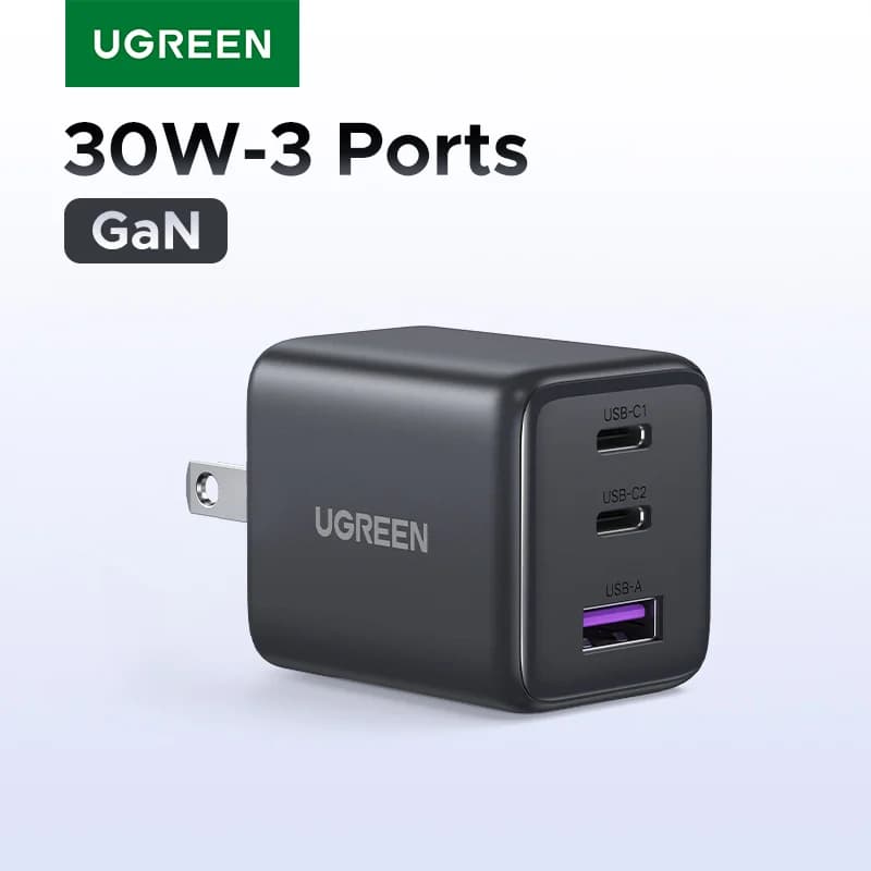 30W GaN USB-C PD Şarj Cihazı, US Priz