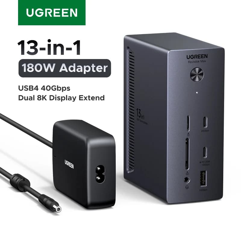 8K Ekran Destekli ve 40Gbps USB4 Docking İstasyonu