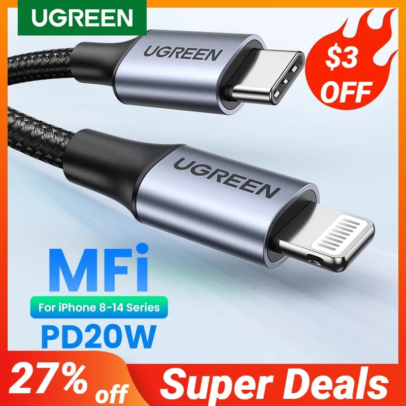 USB-C to Lightning Kablo, 20W PD, MFi