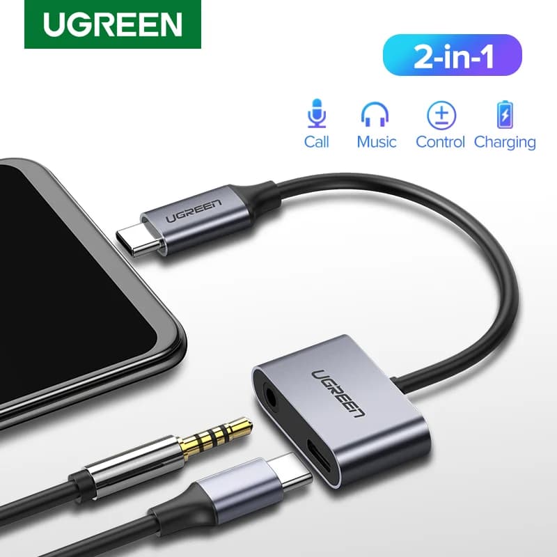 USB-C'den 3.5mm AUX Ses Adaptör Kablosu