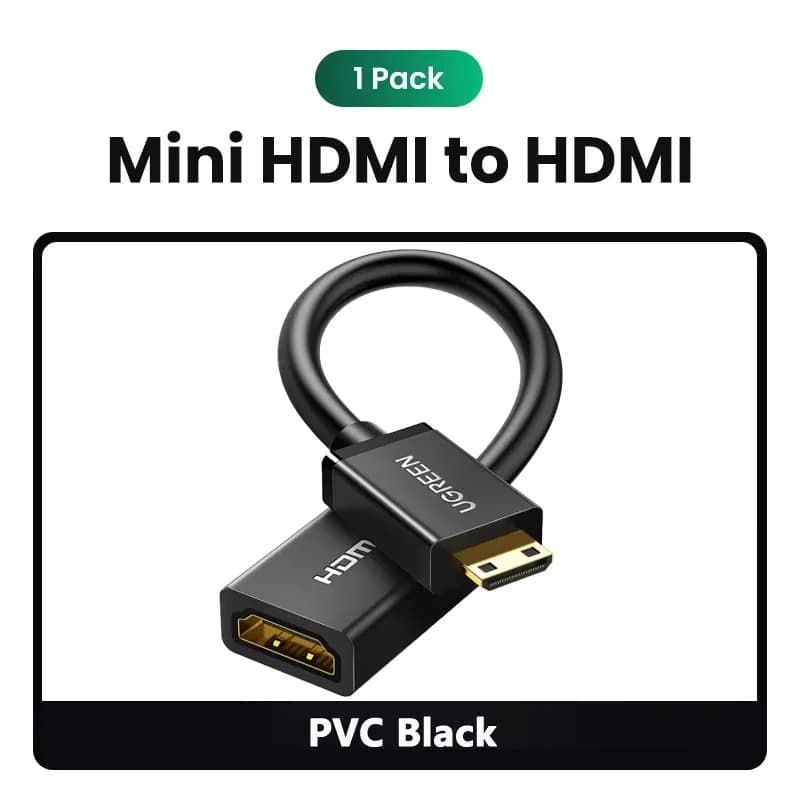Mini HDMI'dan Standart HDMI'ya 4K Adaptör Kablosu